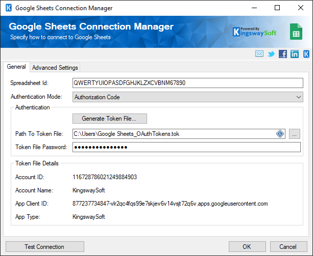 SSIS Google Sheets Connection